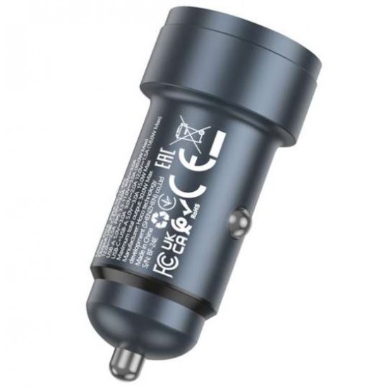 HOCO адаптер 12V Z57A с 2 изходa USB QC3.0 и PD30W