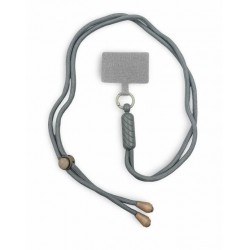 Сив VR-7 Универсални цветни връзки за врат с найлонова крепка за телефон