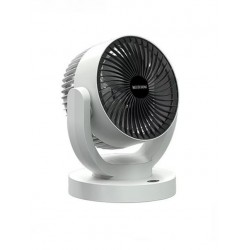 Презареждащ се вентилатор YH-169 3-степенен с 5000mAh батерия - Бял