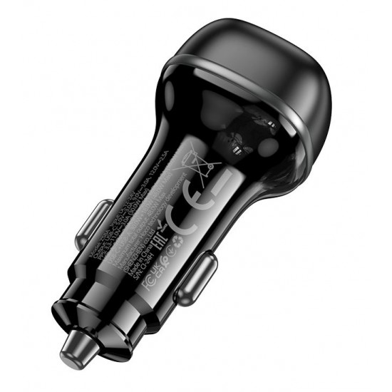HOCO Z58A Зарядно за кола USB+USB-C PD20W + QC3.0 38W