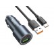 HOCO Z60 Зарядно за кола USB+USB-C PD20W + QC3.0 38W - USB към Type-C