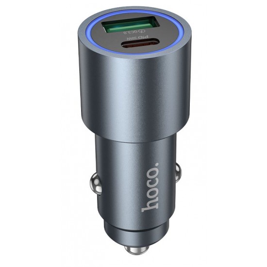 HOCO Z60 Зарядно за кола USB+USB-C PD20W + QC3.0 38W 