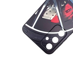 Шарен Кейс TP-40 за Samsung А36 (покриващ камерата) - Джанти Червен