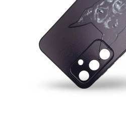 Шарен Кейс TP-40 за iPhone 16E (покриващ камерата) - Черно Куче