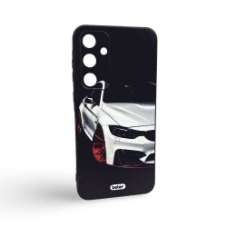 Шарен Кейс TP-40 за iPhone 16 (покриващ камерата) - Бяла Кола