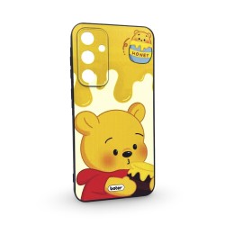 Шарен Кейс TP-40 за iPhone 16 Plus (покриващ камерата) - Жълт Мечо