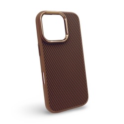 Premium Carbon Case TP-103 за iPhone 15 - Titanium Златист