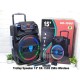 TTD/SX-1505 15" 1000W Безжична колона говорител субуфер+ 2 безжични микрофони