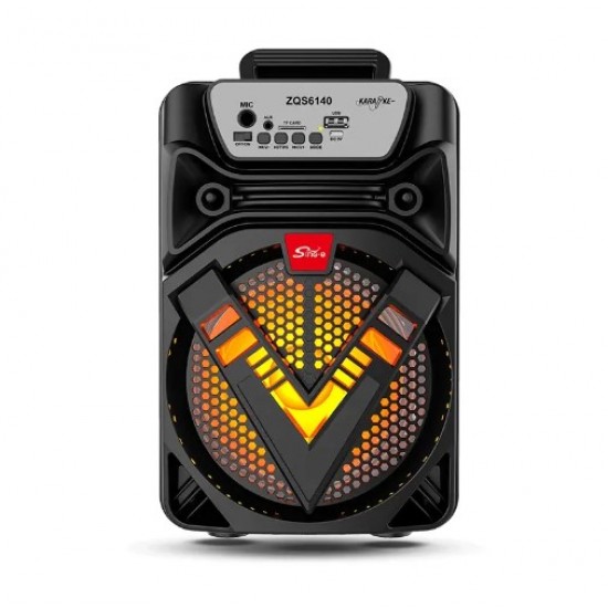 ZQS6142 Портативна Двойна Караоке 6.5'' Sing-e 1500mAH тонколона+жичен микрофон