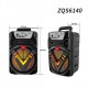 ZQS6142 Портативна Двойна Караоке 6.5'' Sing-e 1500mAH тонколона+жичен микрофон