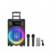 ZQS12131 Портативна Караоке 12'' Sing-e 60W тонколона+2 безжични микрофона