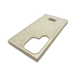 Кейс за телефон с камъни D130 за Samsung Galaxy S25 Plus (Жълт)