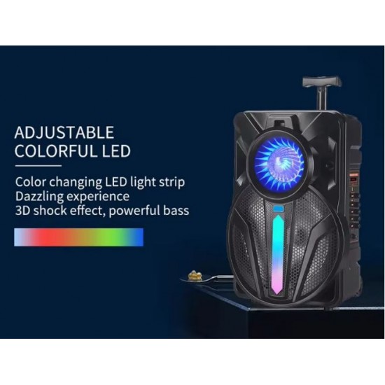 SX-1203 12" 800W Безжична колона говорител субуфер
