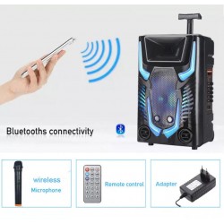 SX-1202 12" 800W Безжична колона говорител субуфер