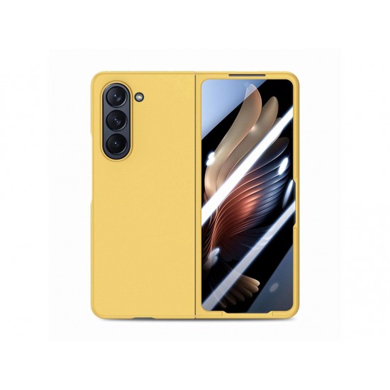 Z16 PVC case за Samsung Z Flip 6 от 2 части - Жълт
