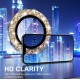 Протектор с камъни за Камера Samsung S23 / S23 Plus - Златист