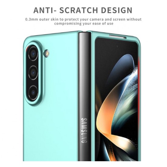Z16 PVC case за Samsung Z Fold 6 от 2 части - Бебешко Розово