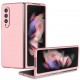 PVC Цветен кейс за Samsung Z FOLD 5 от 2 части - Розов