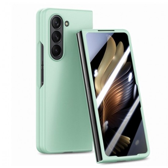 Z16 PVC case за Samsung Z Fold 6 от 2 части - Светло зелен