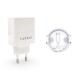 EU32 38W EARLDOM зарядно с 2 изх. USB-C+USB и кабел Type-C към Type-C