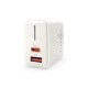 EU32 38W EARLDOM Адаптер с 2 изх. USB-C+USB 