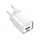 20W LDNIO A2318C С 2 изх. USB+USB-C с кабел USB-C към USB-C компактно