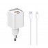 20W LDNIO A2318C С 2 изх. USB+USB-C с кабел USB-C към Lightning компактно