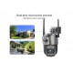 SC03  ( APP:V380PRO ) 1080P IP+4G SIM+LAN 300W Камера 3.0MP 3.6mm Външна/Вътрешна охранителна камера