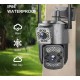 SC03  ( APP:V380PRO ) 1080P IP+4G SIM+LAN 300W Камера 3.0MP 3.6mm Външна/Вътрешна охранителна камера