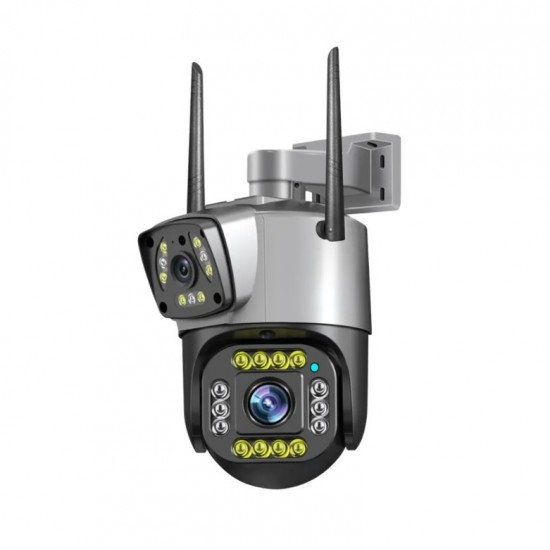 SC02 720P 360 ( APP:V380PRO ) IP 100W Camera 3.0MP Infrared 3.6mm Външна охранителна камера