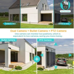 SC02 1080P 360 IP ( APP:V380PRO ) 200W Camera 3.0MP Infrared 3.6mm Външна охранителна камера