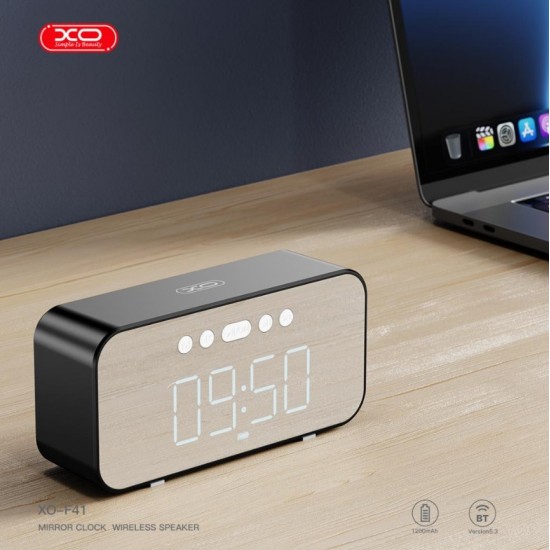 XO-F41 Дигитален LED часовник / Аларма +Блутут тонколона