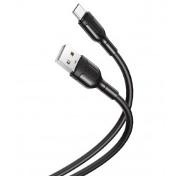 Кабел XO-NB212 Fast 2.1A USB към Type-C - Черен