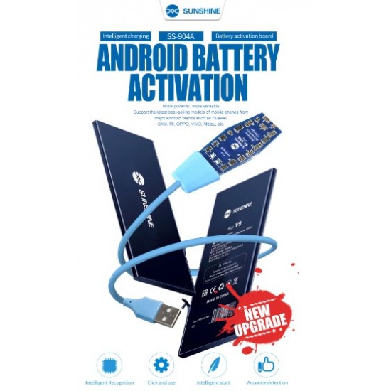 SUNSHINE SS-904A Кабел За Активиране На Батерии За Андроид Android