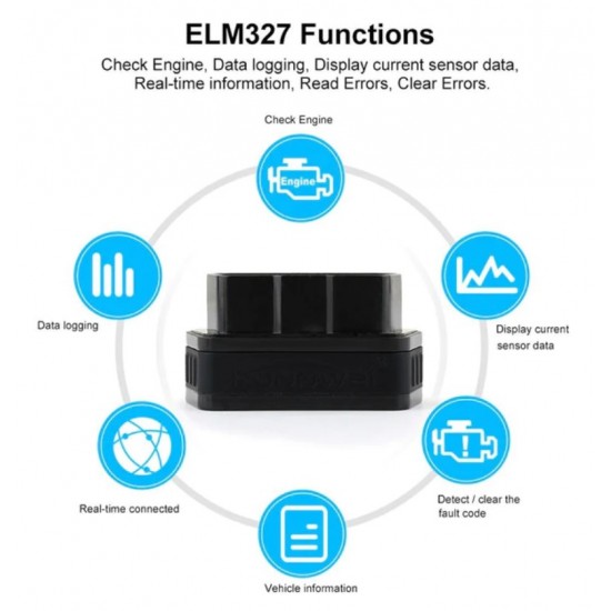 Konnwei KW901 V5.0 OBD2 скенер за автомобил IOS/ANDROID Bluetooth OBDII Автодиагностичен инструмент OBD 2 Четеци на кодове на Колата