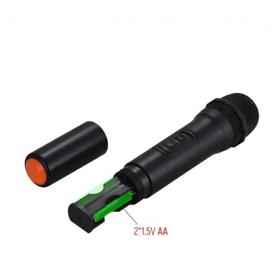 TTD-M14 професионална безжична микрофонна система 5 канала за караоке с адаптер 3.5mm-6.5mm