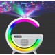 Bluetooth Тонколонка Led Лампа YN-2366 (LED, AUX, USB, FM, microSD) , безжично зареждане, будилник