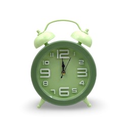 Будилник Тип Звънец Големи Цифри CD259 - Зелен
