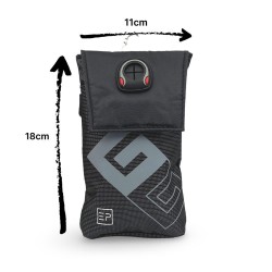 Универсален калъф с връзка за врат GG G72-XL 6.5" - Черен