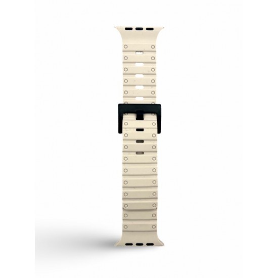Ocean Band BN-12 Apple Watch каишка iWatch 42/44/45/49mm - Бял