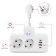 Разклонител BKL-502EU (бял) Overload Protection 3250W, 100-250V, 50/60Hz, QC PD 20W 