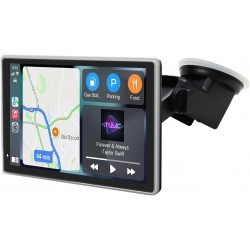 Apple CARPLAY Android Auto Смарт Нави C70-D за кола 7 инча тъчскрийн  +камера