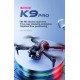 Дрон К9 Aerial Drone 4K HD GPS с 3 лещи сгъваем с калъф за носене и 2 батерии