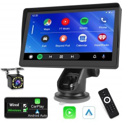 Apple CARPLAY Android Auto Смарт Нави B70 за кола 7 инча тъчскрийн +камера