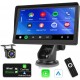 Apple CARPLAY Android Auto Смарт Нави B70 за кола 7 инча тъчскрийн +камера
