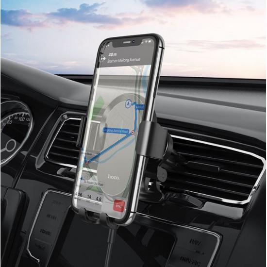 HOCO CA105 Безжично зареждаща стойка 15W 2в1 за Парно