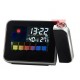 Часовник с календар, аларма и LED проекти DS-8190 - Черен, аларма, LCD, цветен екран PRO