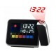 Часовник с календар, аларма и LED проекти DS-8190 - Черен, аларма, LCD, цветен екран PRO