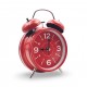 Будилник Тип Звънец Големи Цифри 668 - Червен