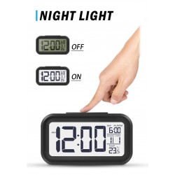 Оптичнен Дигитален Будилник GR-2518 - Бял